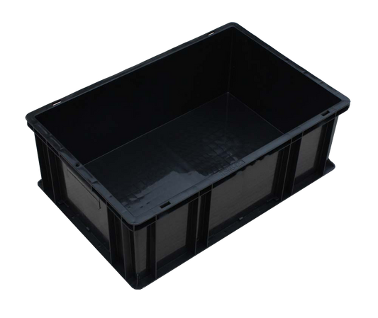 Spirekasse i sort L: 60 x B: 40 x H: 22 cm