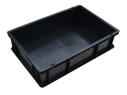 Spirekasse i sort L: 60 x B: 40 x H: 15 cm